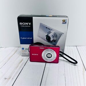 Sony Cyber-shot DSC-W330 Red Digital Camera 4X Zoom 14.1 Mega Pixels With Box